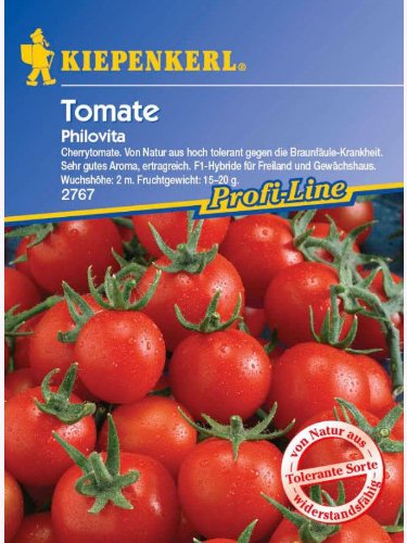 Tomaten Cherrytomate Philovita F1 braunfäuletolerant von Kiepenkerl