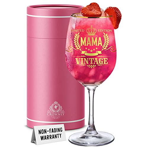 Kies®GIFT Weinglas Geschenke Für Mama Personalisierte Geschenke Mamma Mia Geschenke Für Frauen Tasse Mit Spruch Adventskalender Mama Lustige Geschenke Für Frauen Tasse Personalisiert Mutter Glas von Kies