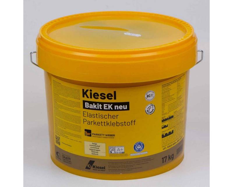 Kiesel Parkettkleber Kiesel Bakit EK Parkettkleber 17 kg für Massiv- & Fertigparkett von Kiesel