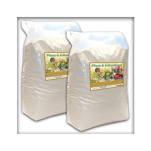 10 kg Pflanz-& Aufzuchtsand Pflanzsand Orchideensand Kakteensand 1,0-3,0 mm von Kieskönig