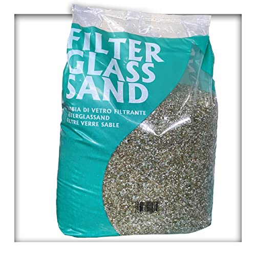 Kieskönig 20 kg Filterglas Pool Filtermaterial Sandfilteranlage Körnung 0,5 - 1,25 mm von Kieskönig