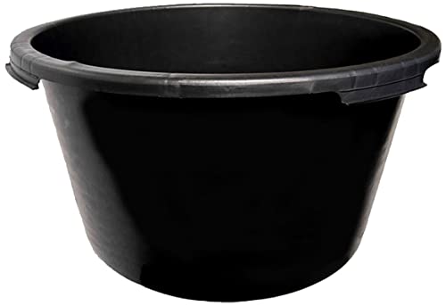 Kieskönig 5 STK. 65 Liter Mörtelkübel Pflanzwanne Mörtelkasten Zementkübel Maurerkasten rund von Kieskönig