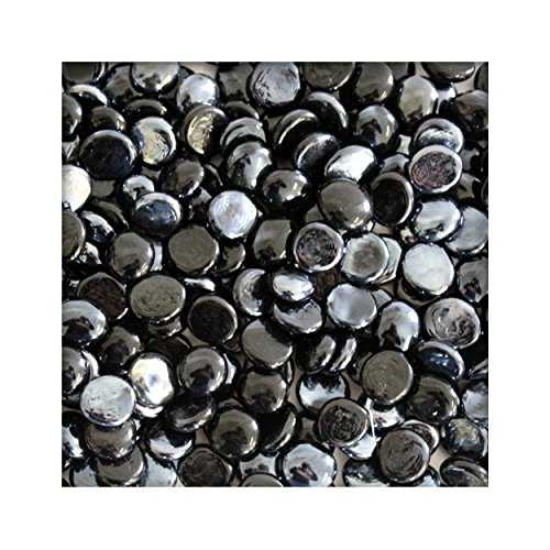 Kieskönig 5 kg Glasnuggets Glassteine Muggelsteine Mosaiksteine Tischdeko 12-20 mm Schwarz irisierend Kieskönig 5 kg Glasnuggets Glassteine Muggelsteine Mosaiksteine Tischdeko 12-20 mm Schwarz irisierend von Kieskönig