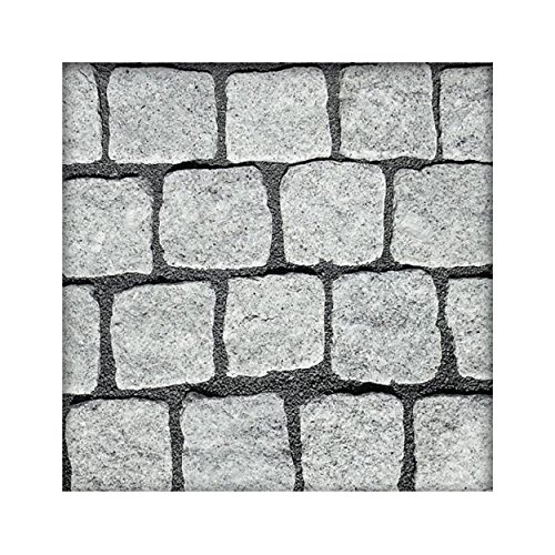 Kieskönig Granit Granitpflaster Pflasterstein Hellgrau 8/11 cm Pflaster 480 kg ca. 2,2 m² von Kieskönig