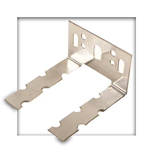 Wandanschlussanker starr Edelstahl 60x1,25 mm Wandverbinder Maueranker 20 Stück von Kieskönig