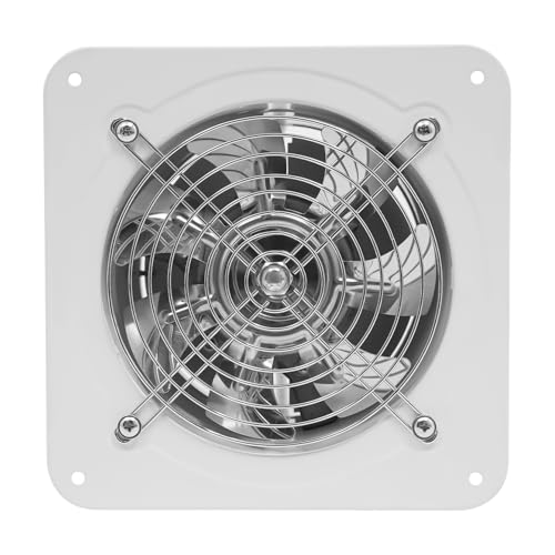 Abluftventilator Badlüfter 150mm Leise 220m³/h Kupfermotor 40W | Metall Wandventilator mit Rückstauklappe & Metallgitter | für Badezimmer Küche Garage Keller | Weiß Rostfrei 50dB Einfache Installation Abluftventilator Badlüfter 150mm Leise 220m³/h Kupfermotor 40W | Metall Wandventilator mit Rückstauklappe & Metallgitter | für Badezimmer Küche Garage Keller | Weiß Rostfrei 50dB Einfache Installation von KigerNee