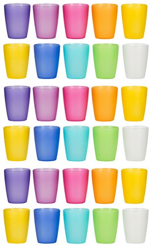 Kigima Trinkbecher Regenbogen Extra Stabil 0,24L (30 STK) Mehrfarbig von Kigima