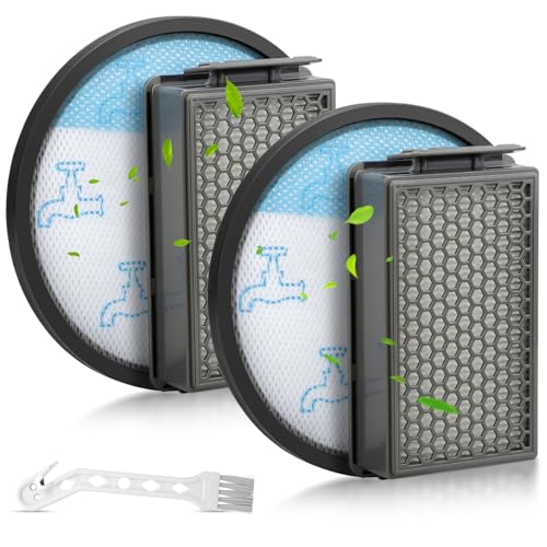 Kigniote 4 x Staubsauger Filter für Rowenta Compact Power XXL RO4825EA RO4871EA RO4855EA RO4881EA (Model RO48xx) Filter für Rowenta HEPA Filter Set Ersetzt Nr. ZR78000 mit Reinigungsbürste von Kigniote