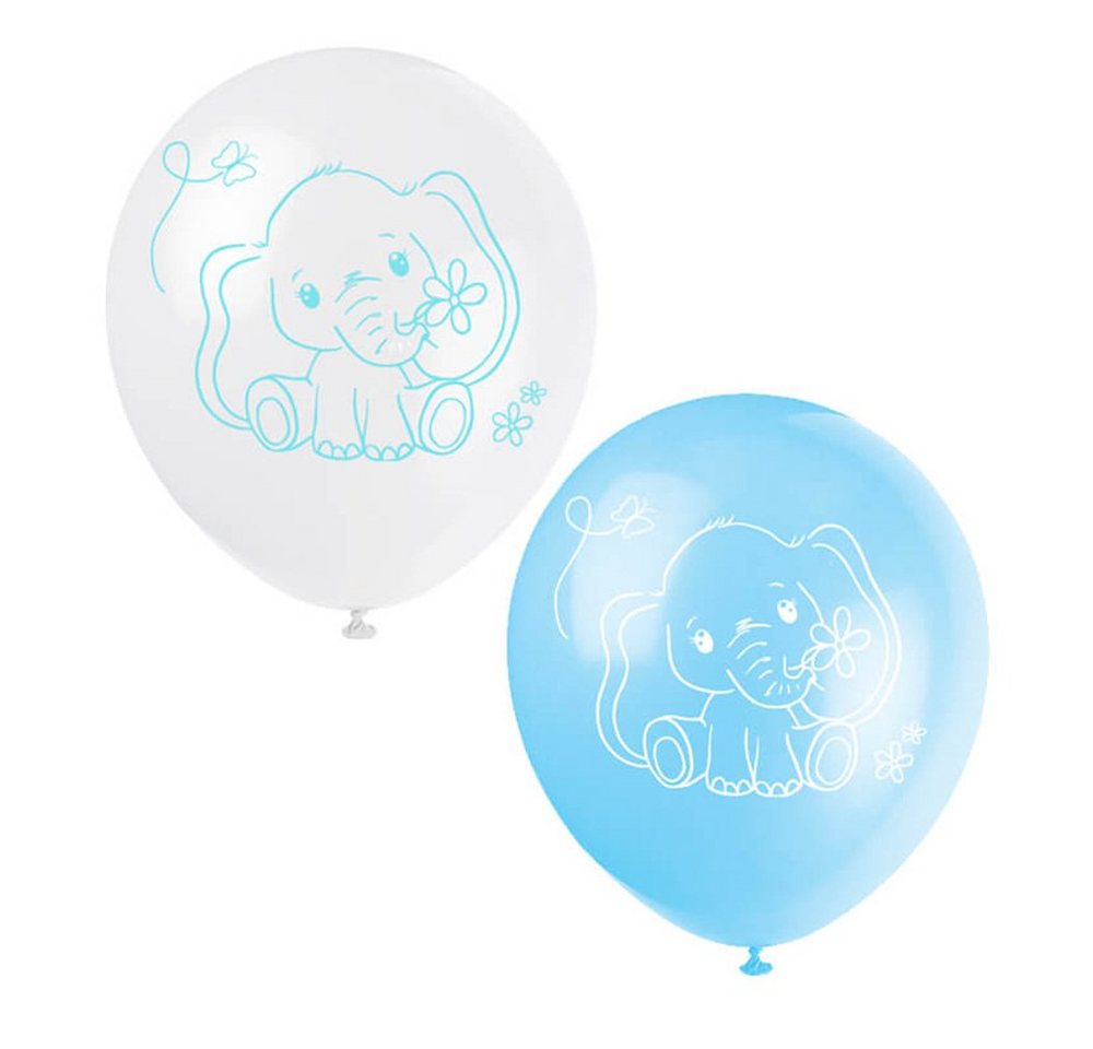Kiids Folienballon Luftballons Baby Elefant blau von Kiids