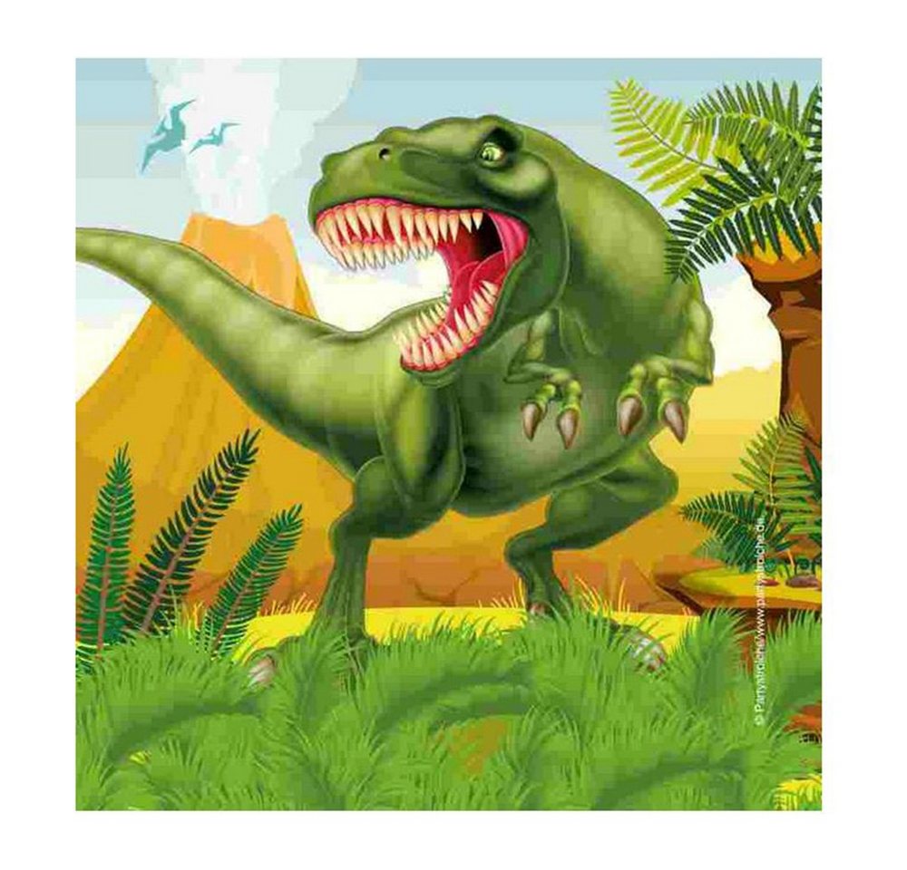 Kiids Papierserviette Servietten Dinosaurier Party, 33 cm von Kiids