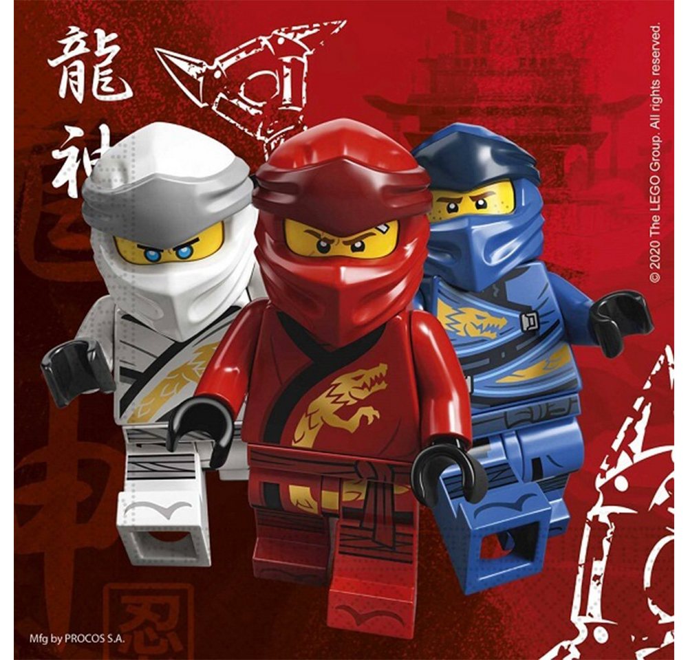 Kiids Papierserviette Servietten Lego Ninjago von Kiids