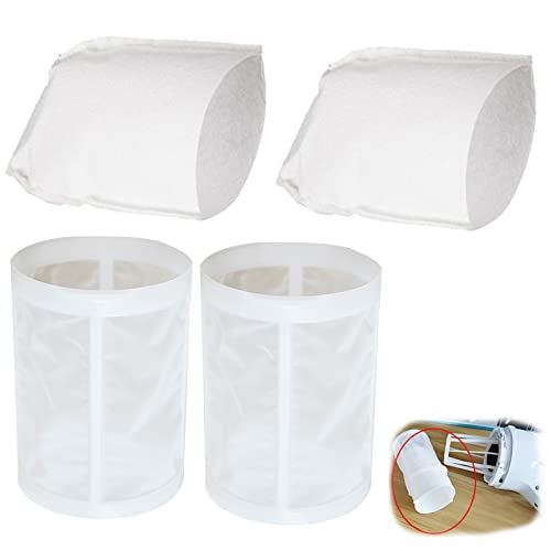 KiimSin 2 Vorfilter + 2 Pre Filter für Makita CL100 / 106/180 DCL180 Staubsaugerzubehör, Vorfilter Teil 451208-3, Filter Teil 443060-3 von KiimSin