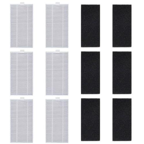 KiimSin 6 Stück HEPA-Ersatzfilter für Lefant M2/ M2S/ M2 Pro/ M2S Pro Staubsauger zubehör, Wiederverwendung und hocheffiziente Filtration, HEPA-Wasserfilter-Ersatzteil von KiimSin