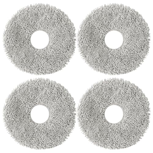 KiimSin Wischtücher Zubehörset für iRobot Roomba Plus 405 Combo Robot +, Plus 505 Combo Robot + Roboter Staubsauger, Mikrofaser Wischtuch Ersatzteile, 4 Stück von KiimSin