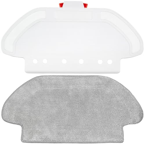 KiimSin Zubehör für Xiaomi Mi Robot Vacuum Mop 2S, Mop Pro, Mop P, S12, S10 EU, STYJ02YM, für Viomi V2 Pro,V3 SE, Mopptücher halter-Pad Ersatzteile Wischtücher mit Ersatzhalterung von KiimSin