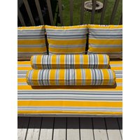 Kissen Im Freien Wasserdichtes Terrasse Garten Kissenbezüge Benutzerdefinierte Größe Bench Bolster Cover Mit Einsatz von Kikakids