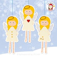 Baumelfreunde Engele Bastelset Für 6 Oder 12 Stück Diy Baumelfreunde Engele Bastelset Für 6 Oder 12 Stück Diy von KikisKreativeWelt