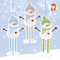 Baumelfreunde Schneemännle Bastelset Für 6 Oder 12 Stück Diy Baumelfreunde Schneemännle Bastelset Für 6 Oder 12 Stück Diy von KikisKreativeWelt