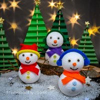 Schneemänner Bastelset Diy Schneemann, Weihnachtsdekoration, Geschenkidee, Weihnachten, Set Mit 5 Oder 10 Stück Schneemänner Bastelset Diy Schneemann, Weihnachtsdekoration, Geschenkidee, Weihnachten, Set Mit 5 Oder 10 Stück von KikisKreativeWelt