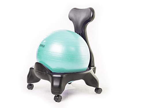 Kikka Active Chair Aquamarina – Ergonomischer Stuhl mit aufblasbarem Ball. von Kikka Active Chair