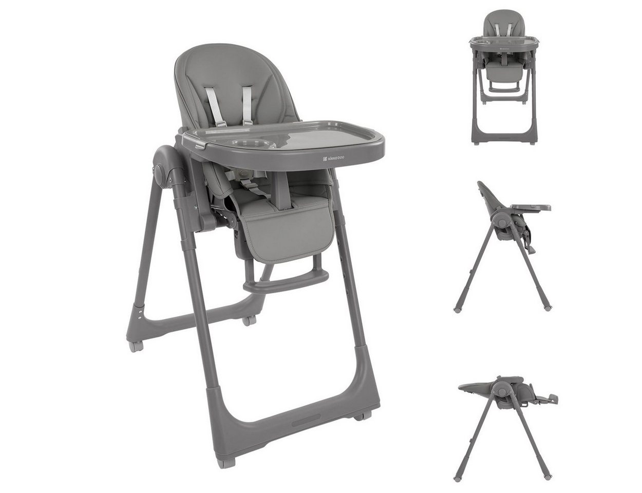 Kikka Boo Kombihochstuhl Kinderhochstuhl Pastello 2, klappbar höhenverstellbar Ablagefach Räder Kikka Boo Kombihochstuhl Kinderhochstuhl Pastello 2, klappbar höhenverstellbar Ablagefach Räder von Kikka Boo