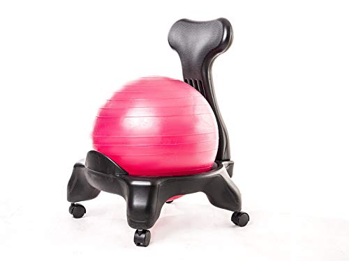 Kikka Active Chair fuchsie - Stuhl mit Gymnastikball von Kikka