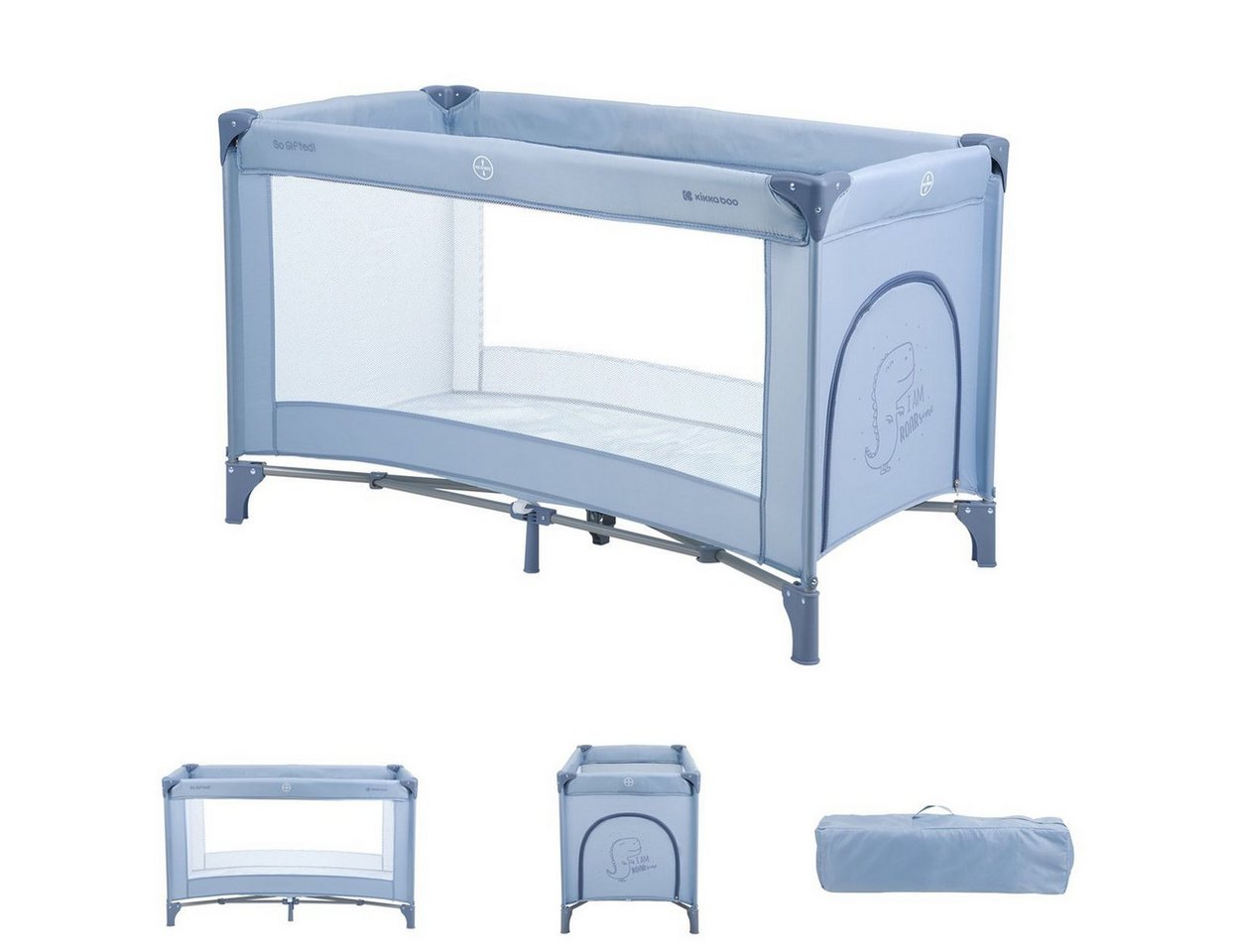 Kikkaboo Baby-Reisebett Reisebett so gifted eine Ebene, weiche Matratzenauflage, Seiteneingang Kikkaboo Baby-Reisebett Reisebett so gifted eine Ebene, weiche Matratzenauflage, Seiteneingang von Kikkaboo