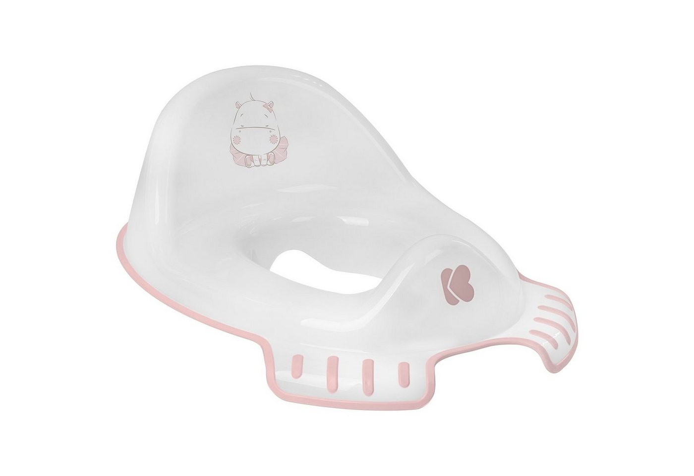 Kikkaboo Baby-Toilettensitz Toilettenaufsatz Hippo, 14 cm, Toilettensitz, anatomische Form, Spritzschutz von Kikkaboo