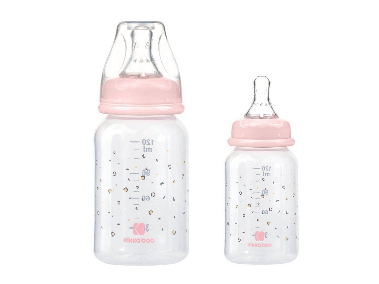 Kikkaboo Babyflasche Babyflasche Savanna 120 ml, aus Kunststoff, Anti-Kolik-Sauger Größe S von Kikkaboo