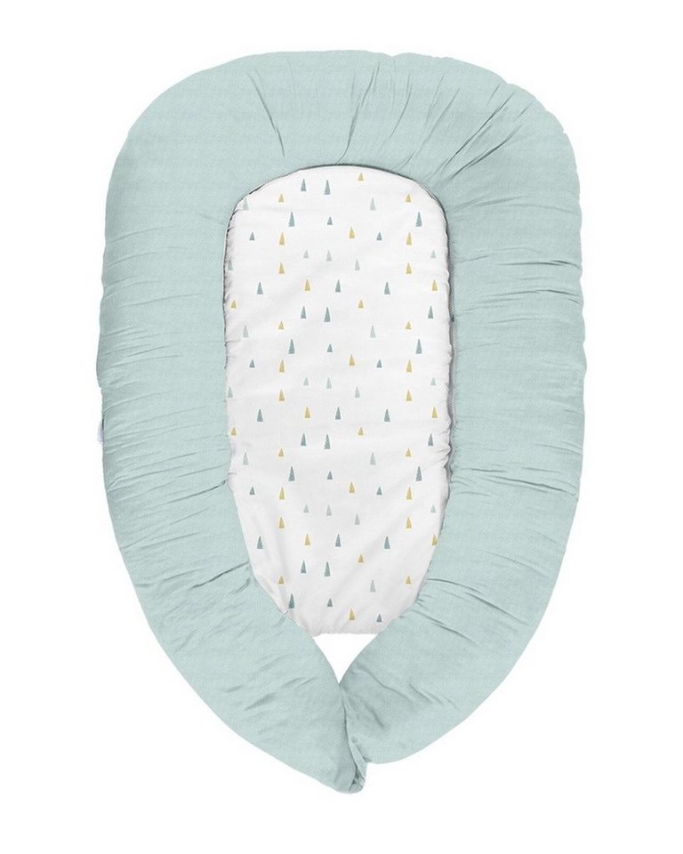 Kikkaboo Babykissen Baby-Lagerungskissen 3 in 1, Nestchen Stillkissen 100 x 65 cm Baumwolle von Kikkaboo