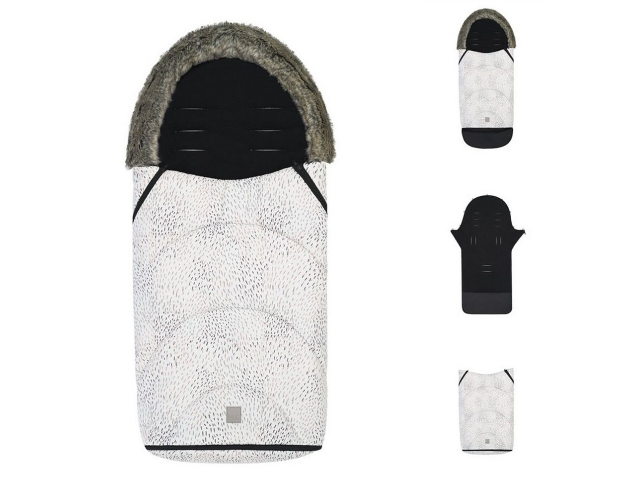 Kikkaboo Fußsack Fußsack Trendy Kinderwagen (1-tlg), Öffnung am Fußbereich, Reißverschluss von Kikkaboo