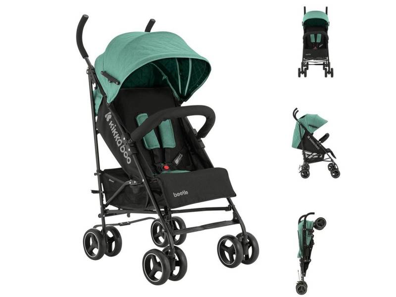 Kikkaboo Kinder-Buggy Kinderwagen Käfer Stahlrahmen, Stahlrahmen, Korb, abnehmbare Vorderräder, Fußstütze Kikkaboo Kinder-Buggy Kinderwagen Käfer Stahlrahmen, Stahlrahmen, Korb, abnehmbare Vorderräder, Fußstütze von Kikkaboo