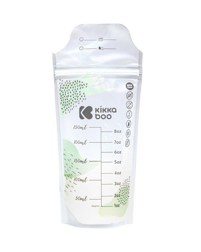 Kikkaboo Muttermilchbeutel Muttermilchbeutel 50 Stück, 250 ml Füllmenge auslaufsicher Doppelzipper Kikkaboo Muttermilchbeutel Muttermilchbeutel 50 Stück, 250 ml Füllmenge auslaufsicher Doppelzipper von Kikkaboo