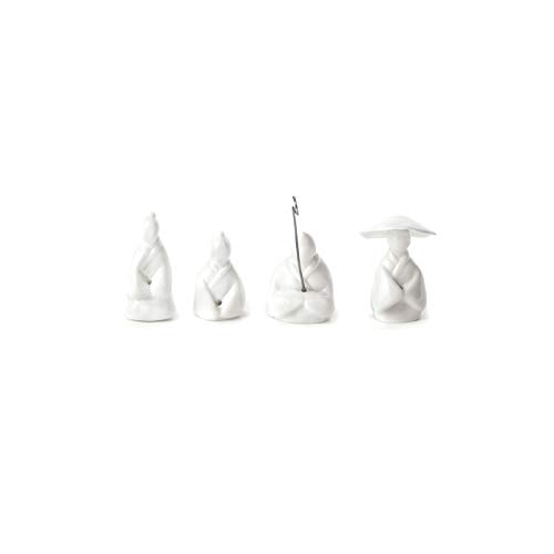 Kikkerland CU127 Lot de 4 Supports pour sachets de thé Motif pêcheur von Kikkerland