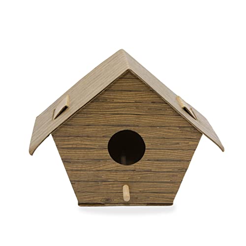Kikkerland DIY-Box Sechseckiges Vogelhäuschen selbst Bauen von Kikkerland