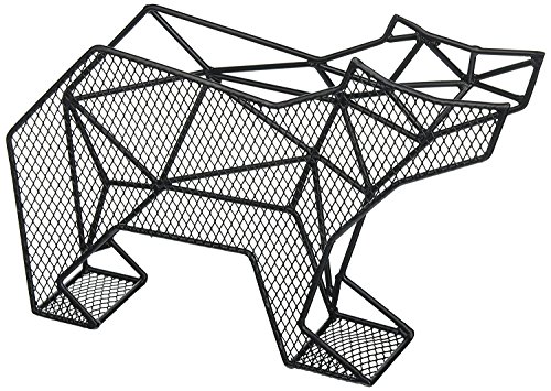 Kikkerland Dokumentenhalter, Stahl, Schwarz, 24,9 x 5,1 x 15,5 cm von Kikkerland