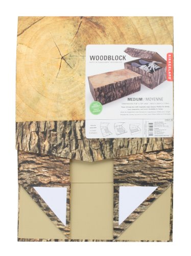Kikkerland KKOR23, M, Medium, Holzklotz-Design Kikkerland KKOR23, M, Medium, Holzklotz-Design von Kikkerland
