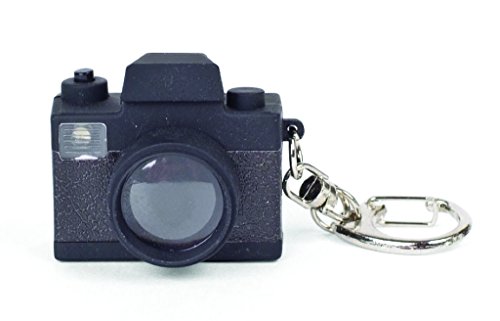 Kikkerland KRL21-CDU-EU Camera LED Keychain Carded/CDU, 6.4x1.61x10.4cm von Kikkerland
