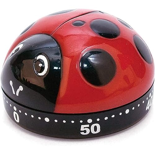 Kikkerland KT21-A Küche Zeitmesser Ladybug Assorted, farblich sortiert von Kikkerland