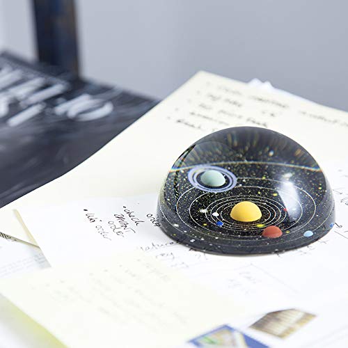 Kikkerland Planetarium Papiergewicht, SC22, schwarz von Kikkerland