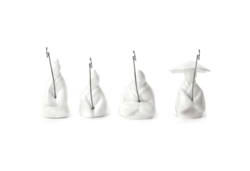 Kikkerland Teebox Chinesische Angler Teebeutelhalter im 4er Set von Kikkerland