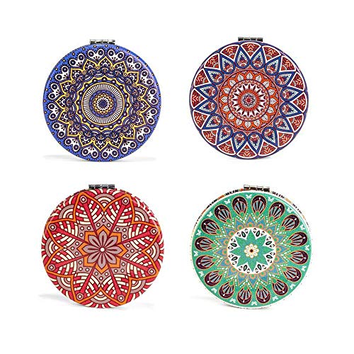 Mandala Pocket Mirror - Assorted Designs - 1 provided von Kikkerland