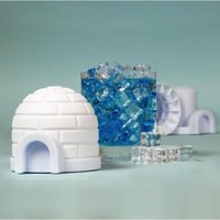 Set mit 2 Mini-Eiswürfelformen Igloo - Weiß Set mit 2 Mini-Eiswürfelformen Igloo - Weiß von Kikkerland