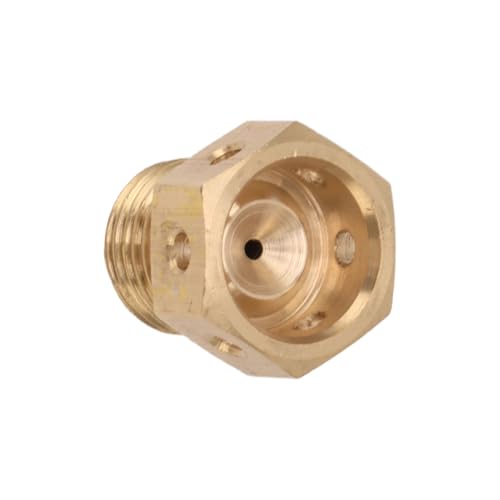 Kikumi 10 Stück Sprühdüse aus Messing mit Mehreren Löchern, Anti-Nebel-Wasserdüsen für Kühlsystem, Garten, Rasen (#1) von Kikumi