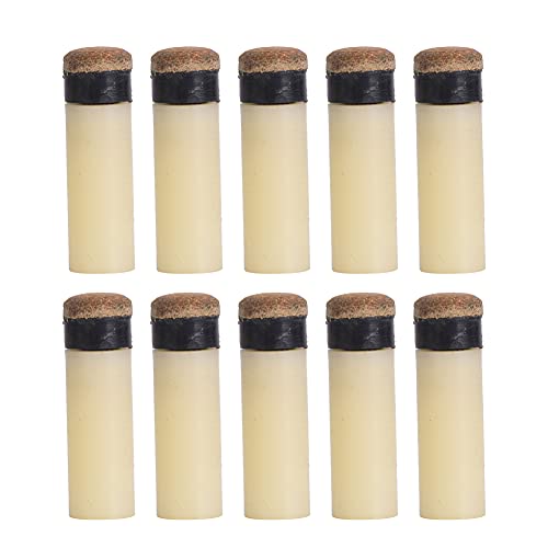 Kikumi 10pcs Snooker Pool Cue Pole Tipp Billard Stab Stabersatz Teile Reparaturwerkzeug Lieferungen Zubehör Versorgen (11mm) von Kikumi