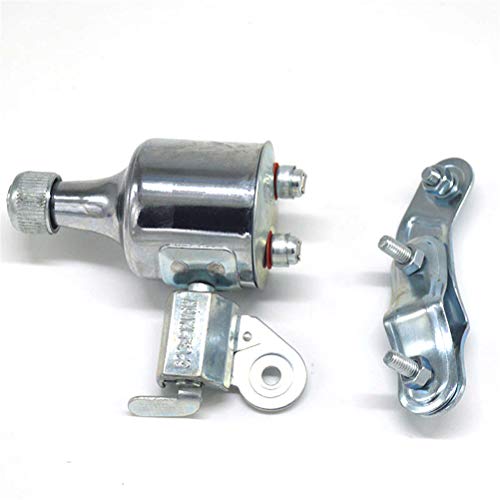 Kikumi 12 V 6W Leichtgenerator Dynamo Motorisierte Reibungskopf Heck Elektrisches Zubehör (Silber) von Kikumi
