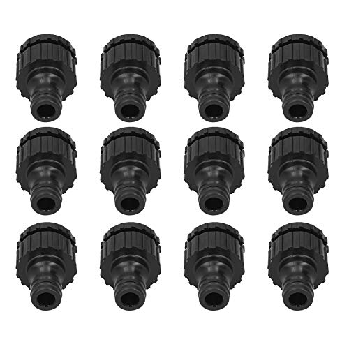 Kikumi 12pcs G1/2 G3/4 Weibliche Gewinde Wasserhahn Gartenschlauch Adapter Wiederverwendbare Stecker Kikumi 12pcs G1/2 G3/4 Weibliche Gewinde Wasserhahn Gartenschlauch Adapter Wiederverwendbare Stecker von Kikumi