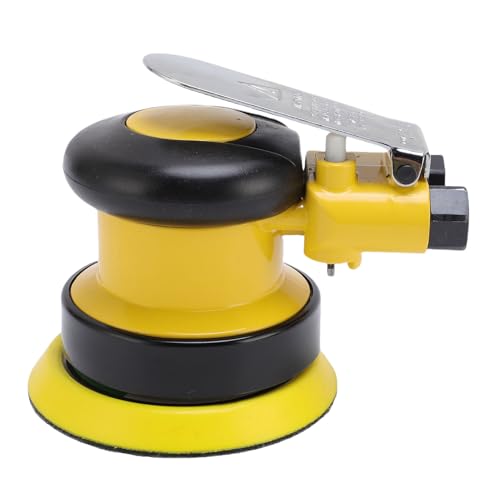 Kikumi 4 Zoll Luftschleifer 10000 U/min 1/4 -Zoll -Einlass Niedriger Vibration Dual Action Pneumatic Polither für das Polierwachsen des Autoschiffs mit Rotierender Technologie und von Kikumi