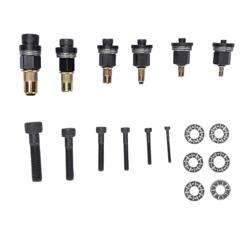 Kikumi 6pcs Hand Nietkopf Nussmutter Kohlenstoffstahl M10 M8 M6 M5 M4 M3 Handnungswerkzeugspitze Set Manuelle Nietspitze für Enge Räume Kikumi 6pcs Hand Nietkopf Nussmutter Kohlenstoffstahl M10 M8 M6 M5 M4 M3 Handnungswerkzeugspitze Set Manuelle Nietspitze für Enge Räume von Kikumi