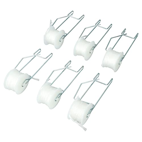 Kikumi 6pcs Tomatenschnaller Roller Haken Tomatenstütze Haken Tomaten Roller Set Support Kit Tomate Kirsche 15m Linie Kikumi 6pcs Tomatenschnaller Roller Haken Tomatenstütze Haken Tomaten Roller Set Support Kit Tomate Kirsche 15m Linie von Kikumi